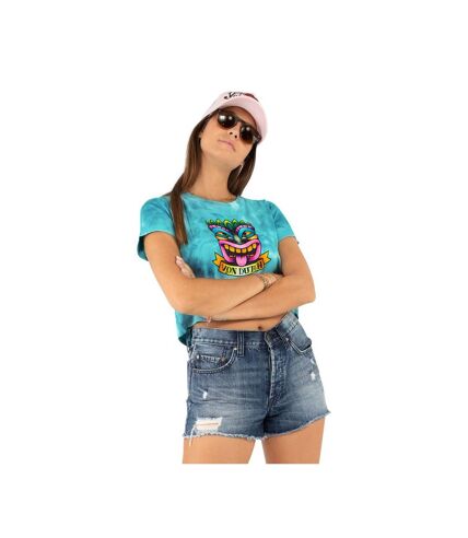 Crop top Tie and Dye femme en coton Tika Vondutch