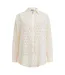 Chemise Manches Longues Motif/style En Relief Femme Crème French Connection-2