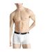 Pack Of 3  Mens Plain Boxer Shorts  White Grey Black Adidas-3