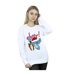 Disney - Sweat LILO AND STITCH CHEER - Femme (Blanc) - UTBI22681-2