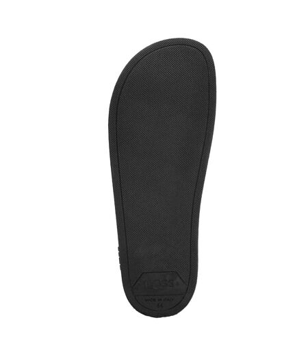 Claquettes Bay Homme Noir Boss