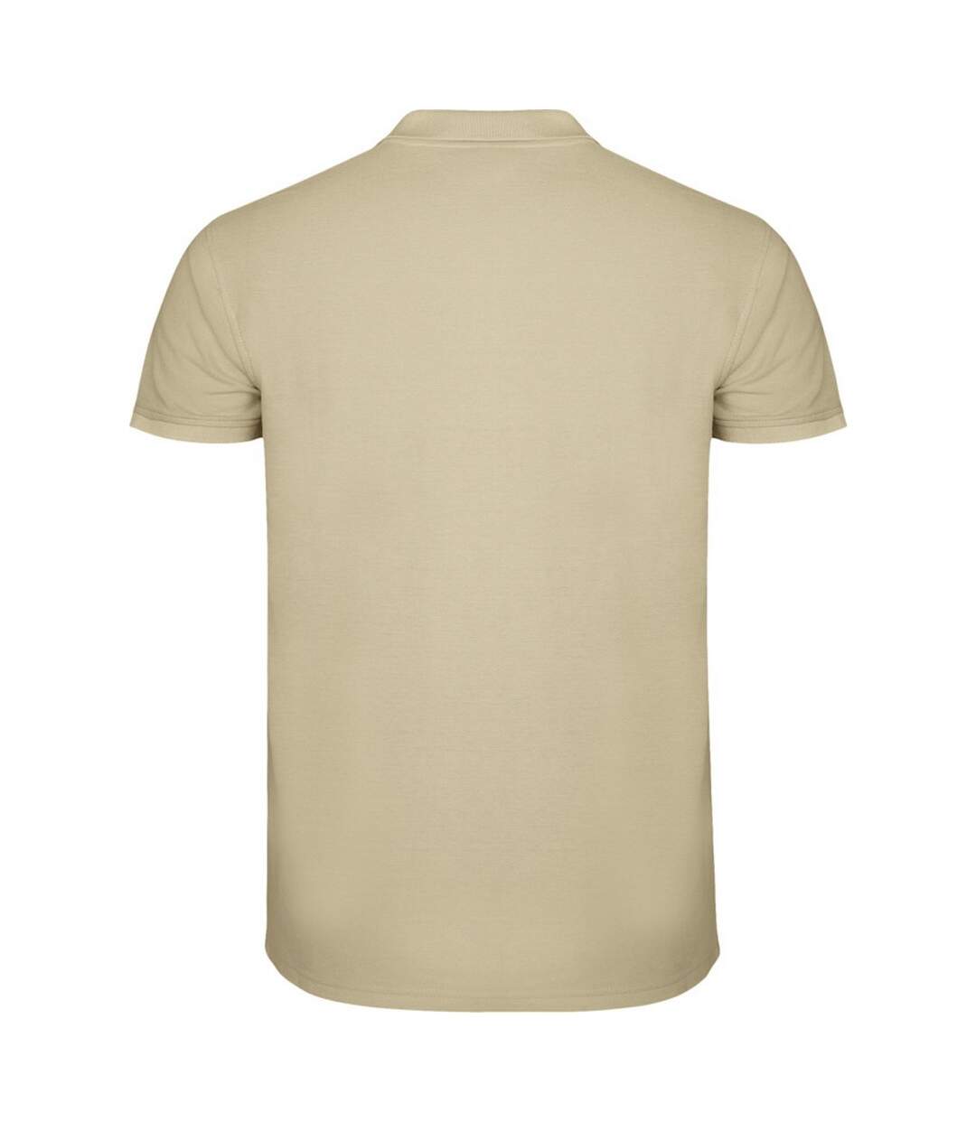 Mens star short-sleeved polo shirt sand Roly-2