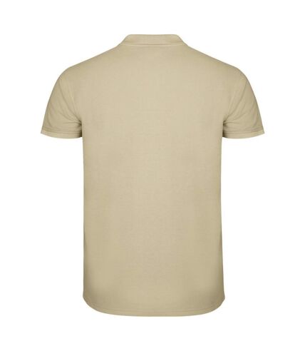 Roly Mens Star Short-Sleeved Polo Shirt (Sand)