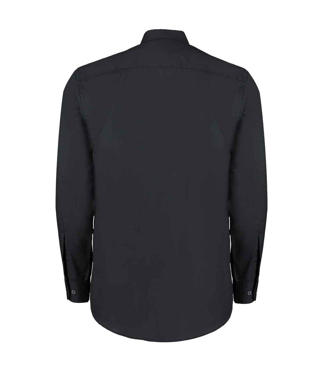 Chemise Manches Longues Commerce Homme Noir Kustom Kit-2