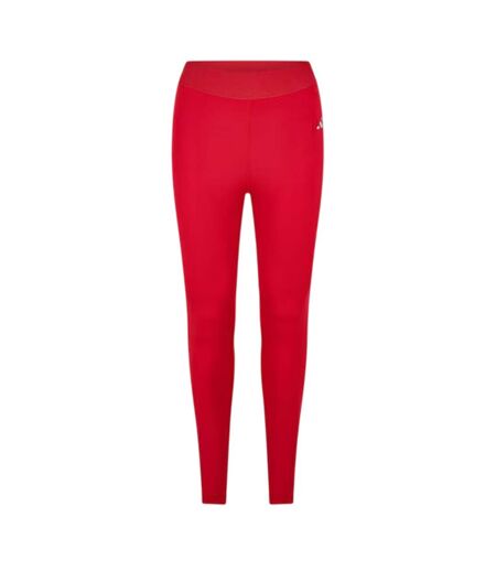 Legging Motif/style Logo Rectangulaire Femme Rouge Adidas