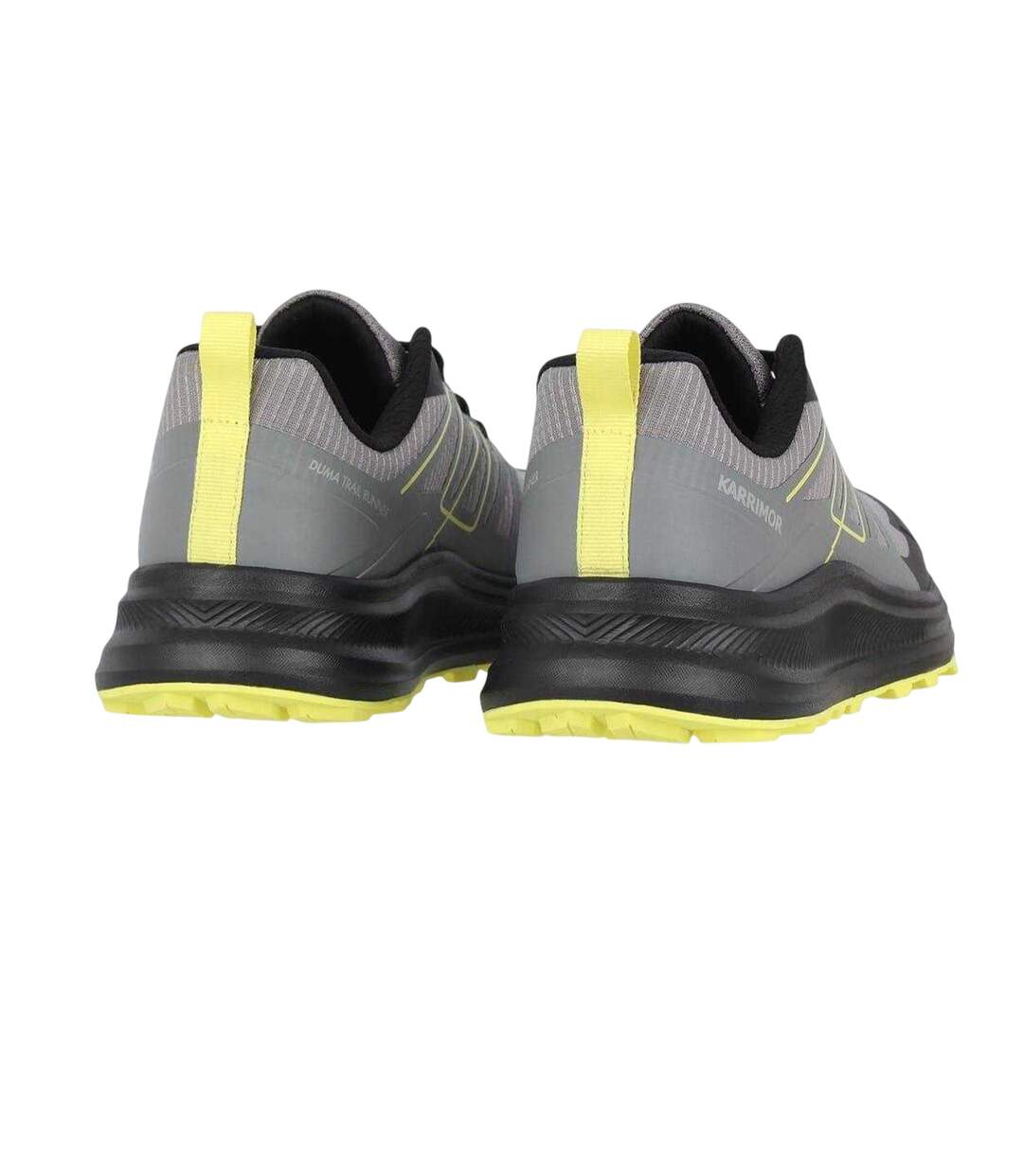 Mens Duma 00 Trainers Grey Black Fluro Yellow Karrimor-2