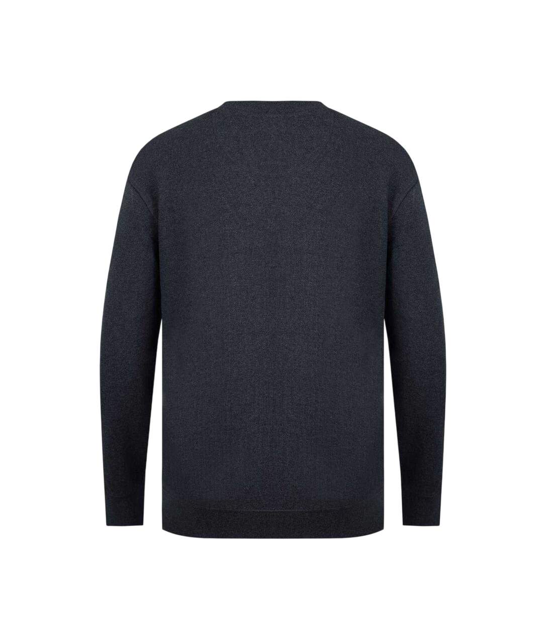 Mens Logo Regular Sweater Top Charcoal Marl Firetrap-2