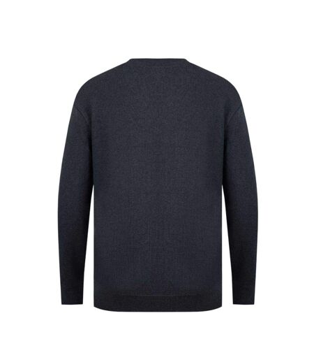Mens Logo Regular Sweater Top Charcoal Marl Firetrap