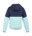 Doudoune Imperméable Hillpack Femme Bleu Marine Bleu Clair Pastel Regatta-3