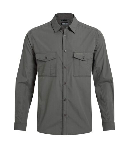 Chemise Décontractée Manches Longues Kiwi Homme Kaki Foncé Craghoppers