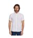 Mens oxford lightweight short-sleeved shirt white Raging Bull-3