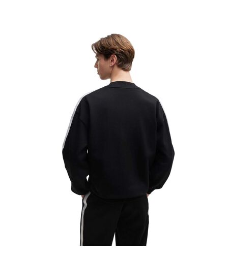 Mens Terrycloth Sweatshirt Black Hugo