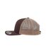 Casquette Trucker Motif/style Rétro Marron Kaki Flexfit-4