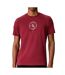 T-Shirt rouge homme calvin klein jeans ss 30s eu crest-1