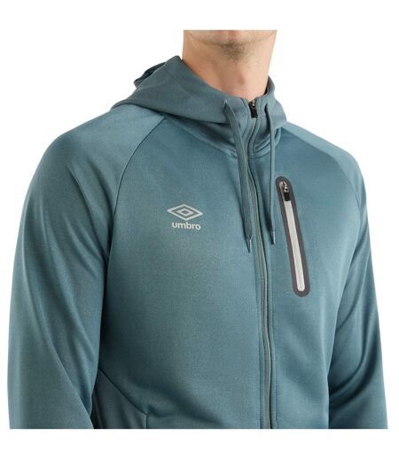 Mens Sportswear Full Zip Raglan Hoodie Goblin Blue Umbro