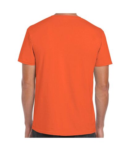 Gildan Mens Soft Style Ringspun T Shirt (Orange) - UTPC2882