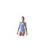 Womens/ladies Ocean Notion Tankini Top Bright Blue Mountain Warehouse-1