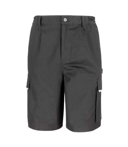 WORK-GUARD by Result Mens Action Cargo Shorts (Black) - UTPC7134