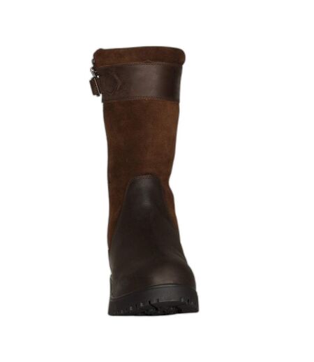 Moretta Womens/Ladies Savona Leather Regular Country Boots (Brown) - UTER1822
