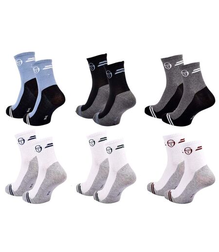 Chaussettes SERGIO TACCHINI QUARTER 6 Pcs 7515