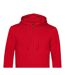 Mens Organic Zipped Hoodie Red B&C-2