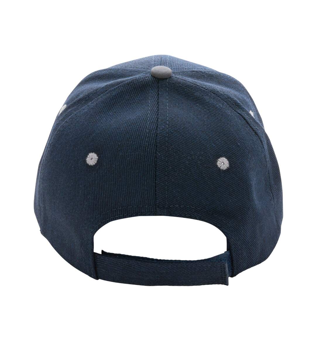 Impact aware contrast brushed cotton 6 panel cap navy XD Collection-2