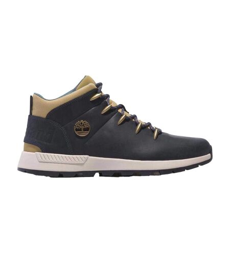 Mens Sprint Trekker Leather Lace Up Mid Boots Blue Timberland