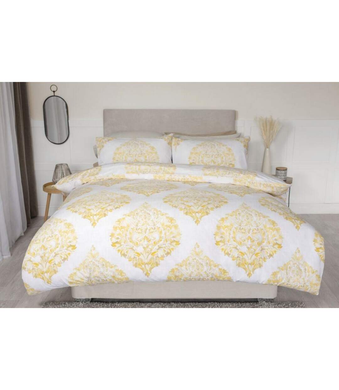 Persia duvet cover set white/saffron Belledorm-1