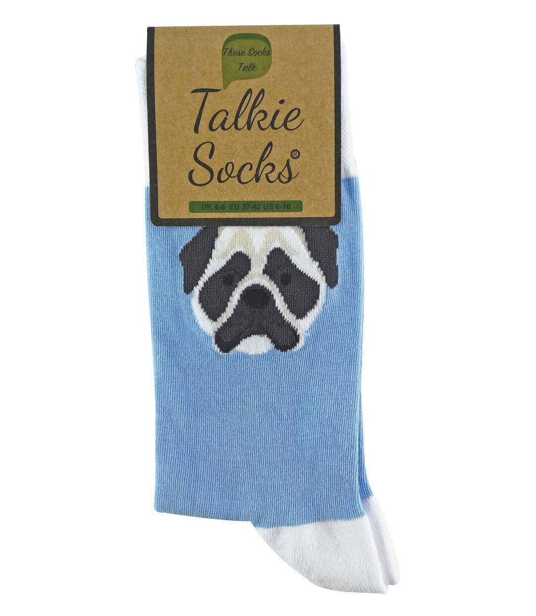 Chaussettes Femme Coton avec Motifs Chien et Chat-2