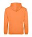 Unisex adult college hoodie light orange Awdis-2