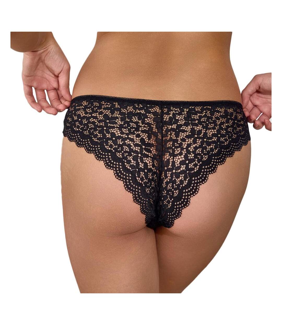 Tanga noir femme les petites bombes mona - l-2