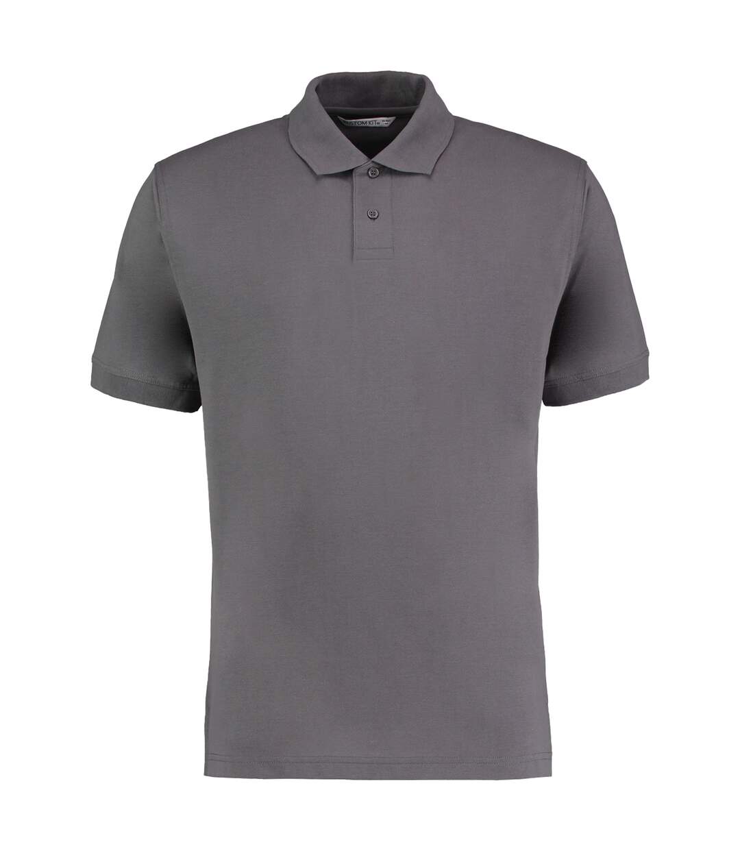 T-shirt polo hommes gris foncé Kustom Kit