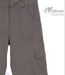 MAYFLOWER BEA1G - Pantalon Cargo Femme Gris : Style Ranger et Confort Coton-4