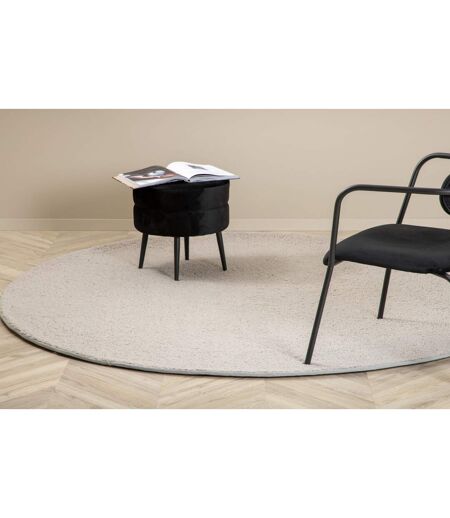 Tapis Rond Bouclette Teddy 200cm Gris
