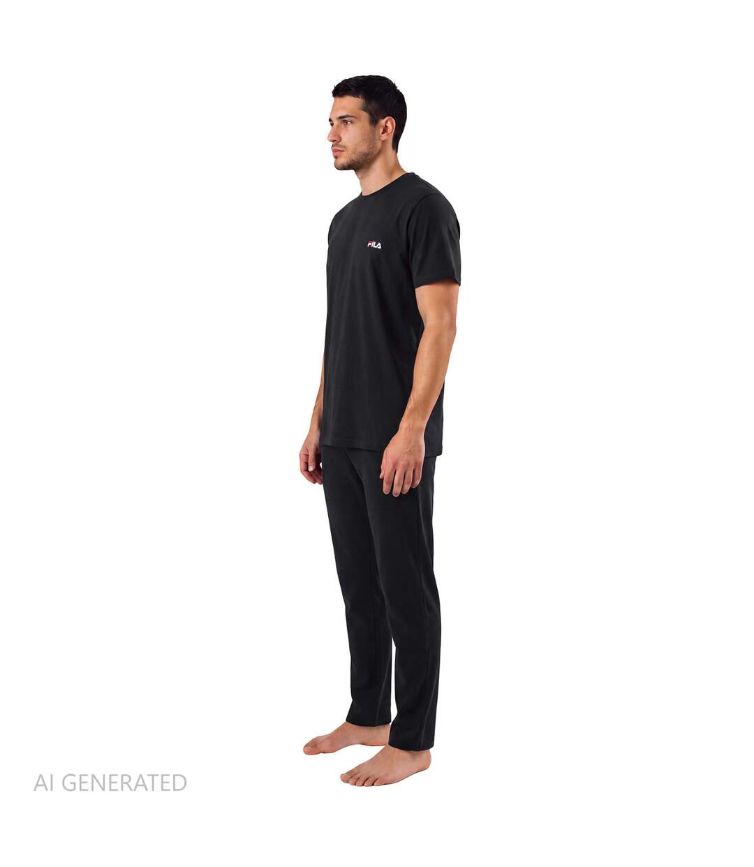 Ensemble pyjama long homme en coton jersey FPW1281 Fila-3
