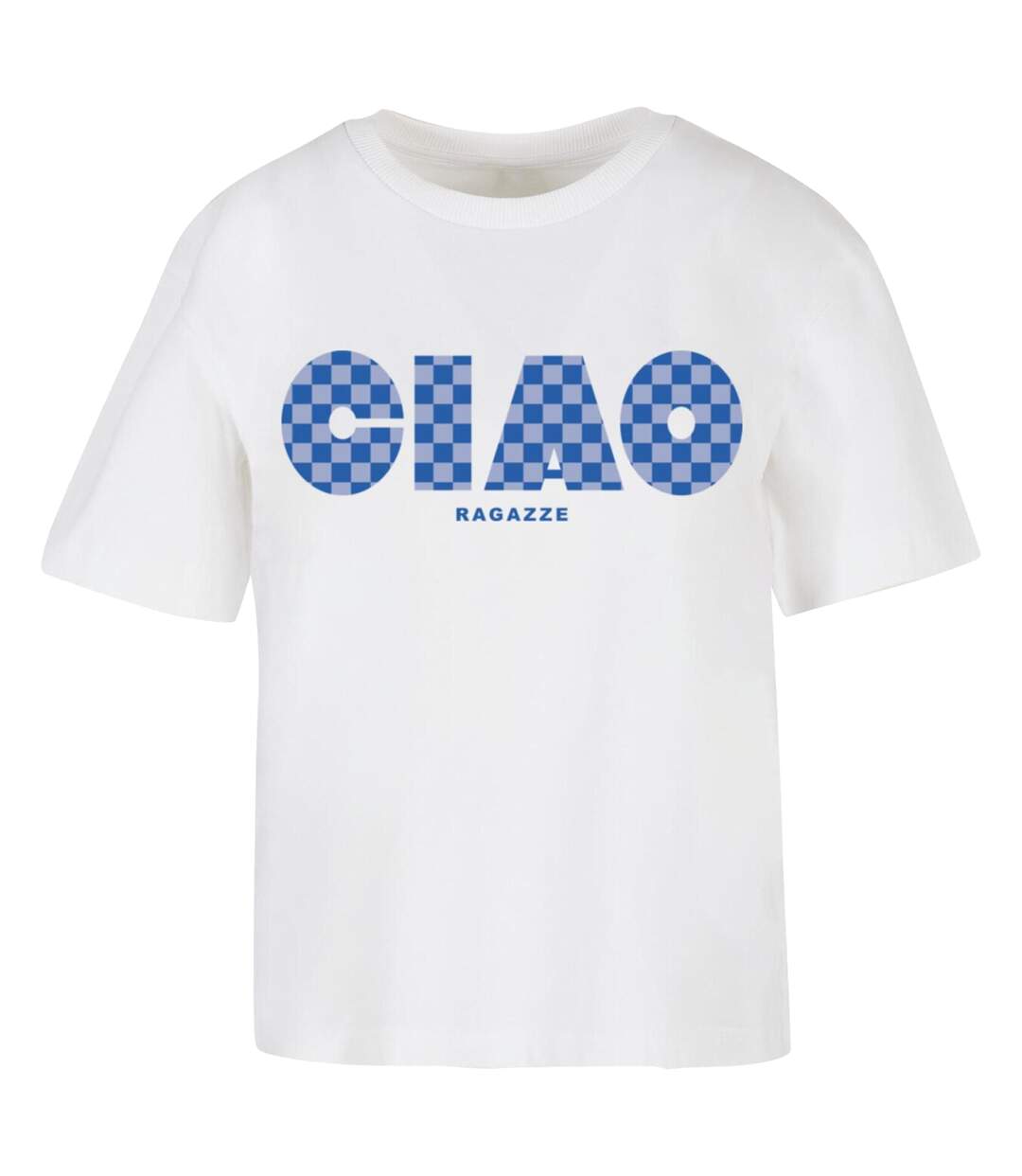 T-shirt Ciao Ragazze Femme Blanc Miss Tee-1