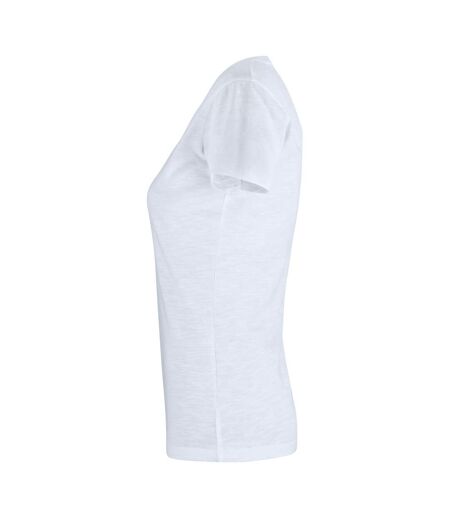 T-shirt Femme Blanc Clique