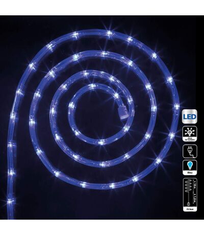 Guirlande tube LED d'extérieur - 18 m. - Bleu