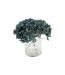 Composition d'Hortensias Artificiels Dean 24cm Bleu-1