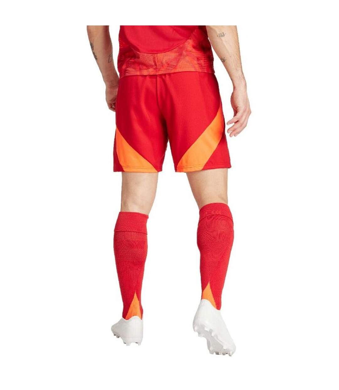 Short Tiro Competition Match Homme Rouge Orange Adidas-3