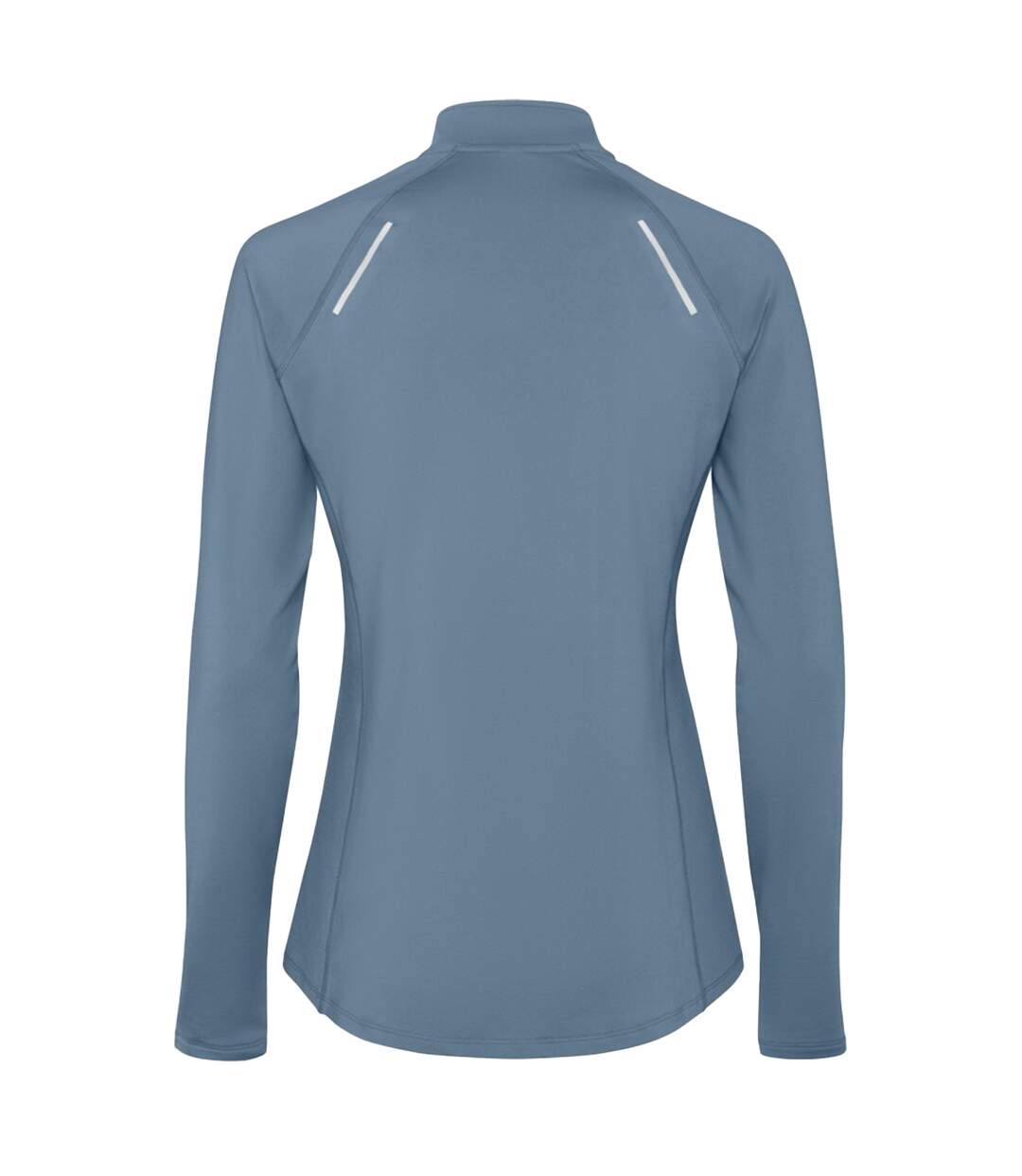 Womens/ladies estambul quarter zip long-sleeved sweatshirt storm blue Roly-2