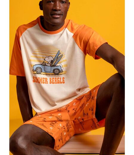 Pyjama short t-shirt Peanuts Summer Beagle Admas