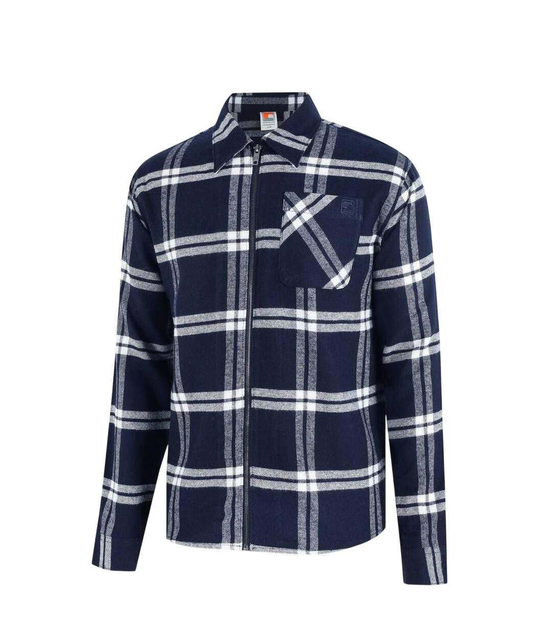Veste-chemise Manches Longues Motif/style À Carreaux Homme Bleu Marine SoulCal-3