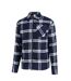 Veste-chemise Manches Longues Motif/style À Carreaux Homme Bleu Marine SoulCal-3