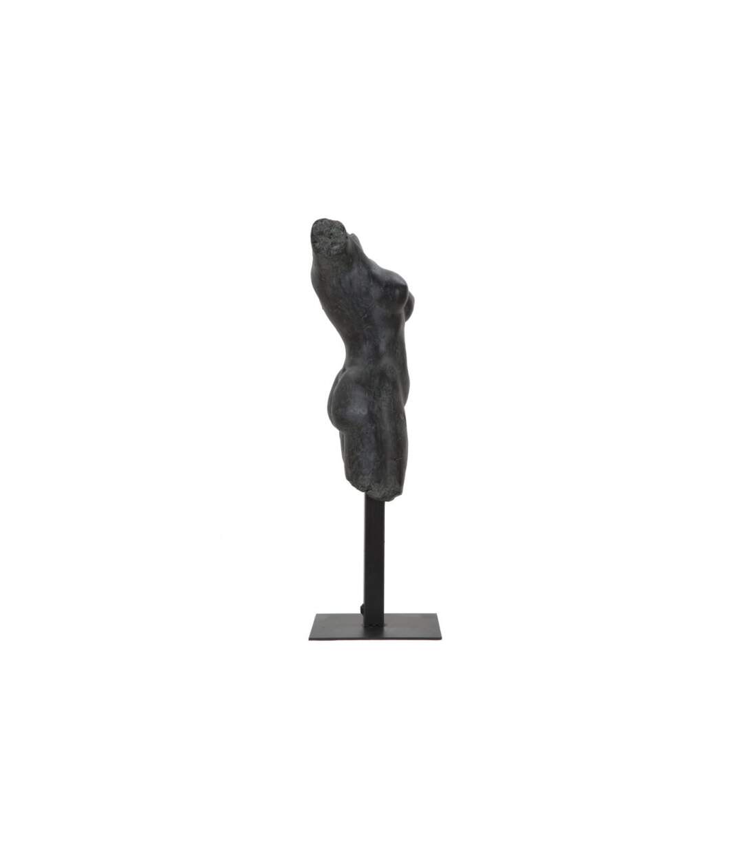 Statue Buste Féminin Musée 50cm Noir-2