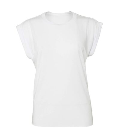 T-shirt manches courtes flowy femme blanc Bella + Canvas