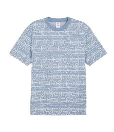 T-shirt bleu homme puma x ptc striped