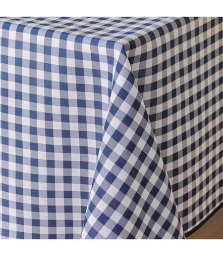 Nappe Antitache Imprimé Vichy 150x240cm Bleu