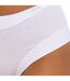 Women's invisible cotton band slip panties made of elastic fabric 1031863