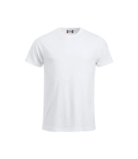 T-shirt new classic homme blanc Clique